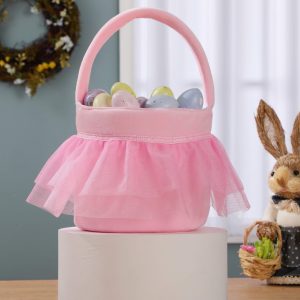 Soft Velvet Tutu Easter Basket